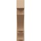 Ekena Millwork 8-in W x 36-in D x 36-in H Balboa Block Rough Cedar Woodgrain TimberThane Outlooker, Primed Tan OUTUR080X36X36BOA44RCPR - alternate 3